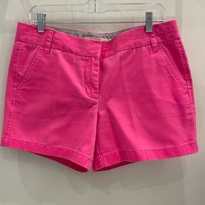 J Crew Hot Pink Shorts